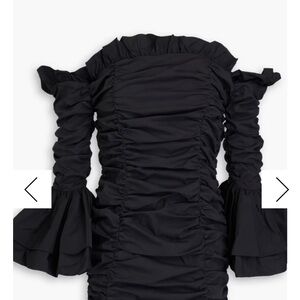 ROTATE Black mini dress